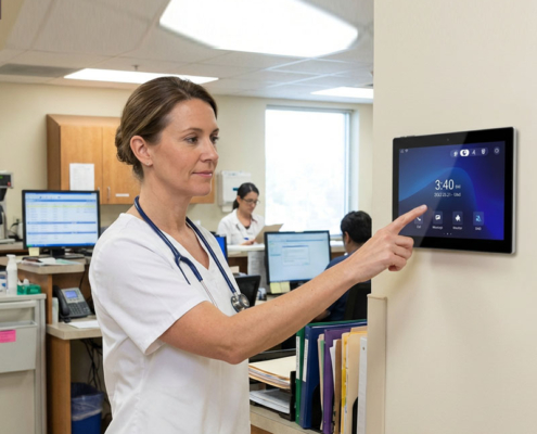 YC-SM10P Smart Home Wall Mount POE Tablet-3