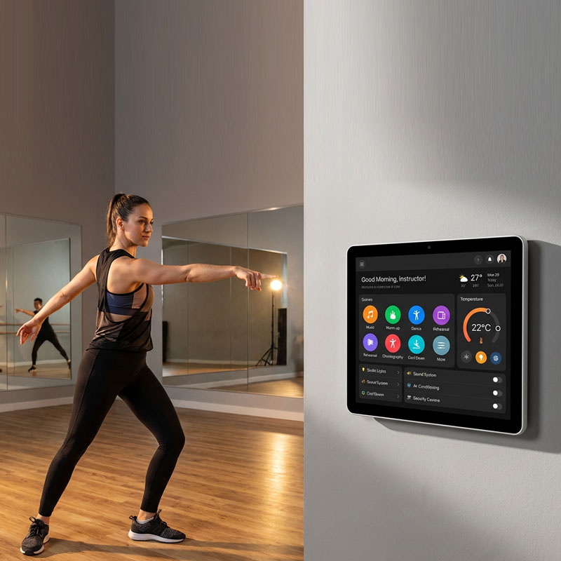 YC-1011 Wall Mount Android Smart Home Touch Panel