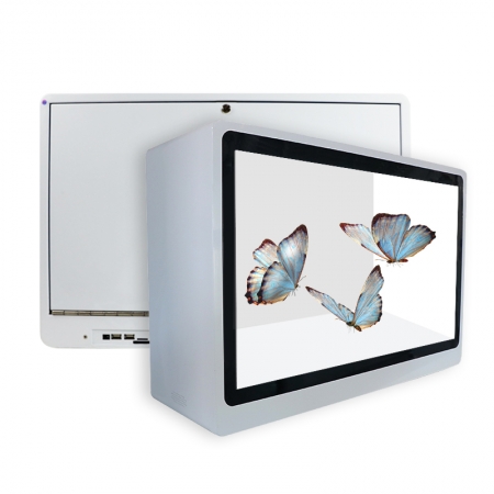 YC-550LT 55 inch Transparent LCD Screen Display Cabinet Advertising ...