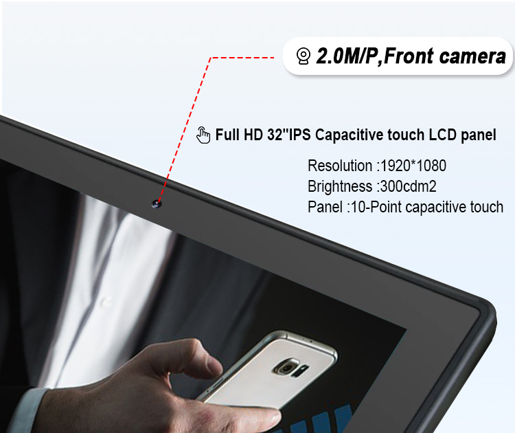 YC-3201T 32 inch Wall Mounted Digital Signage Display (6)