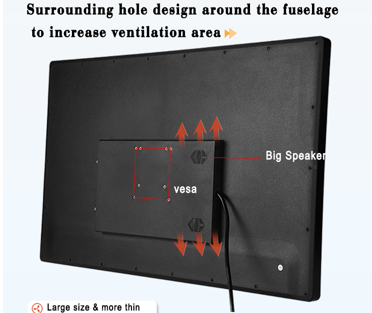 YC-3201T 32 inch Wall Mounted Digital Signage Display (6)