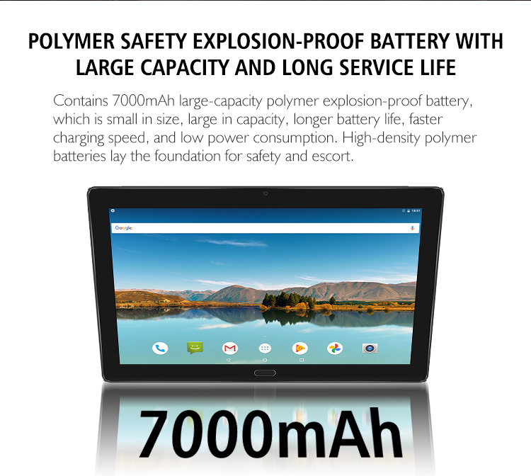 YC-108 10.5 Touch Screen Android Tablet