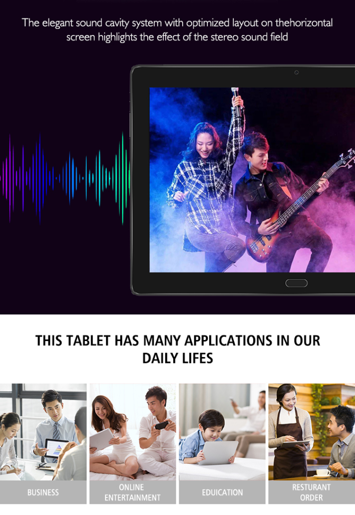 YC-108 10.5 Touch Screen Android Tablet