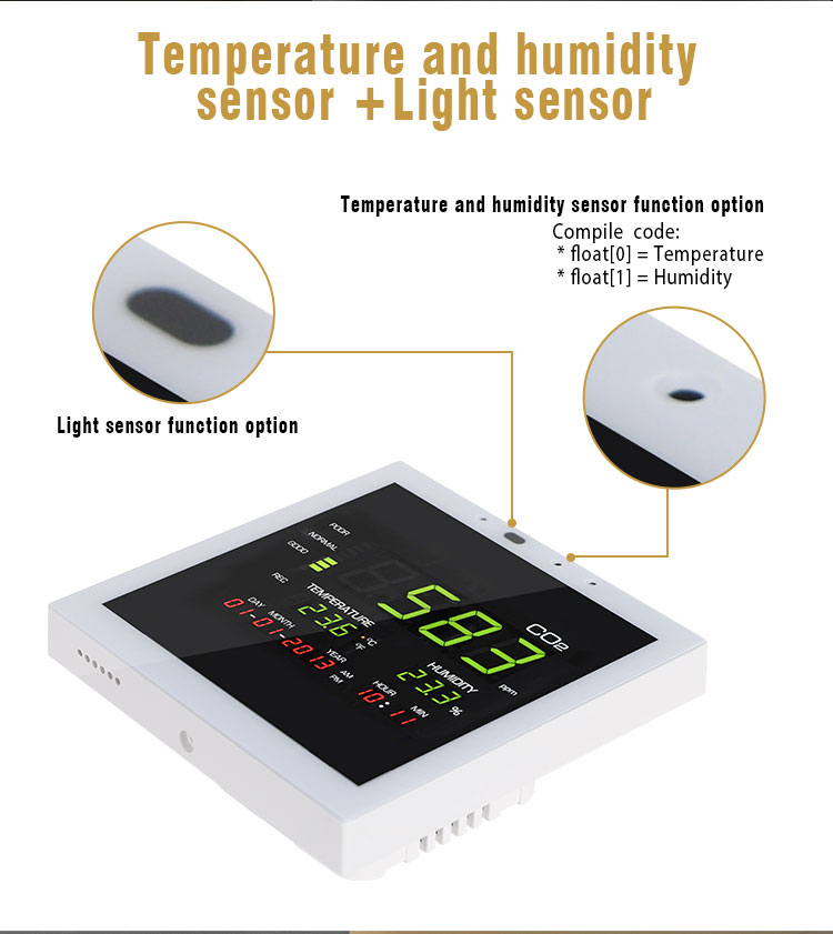 YC-SM41P (White) 4" Smart Home Touch Control Panel