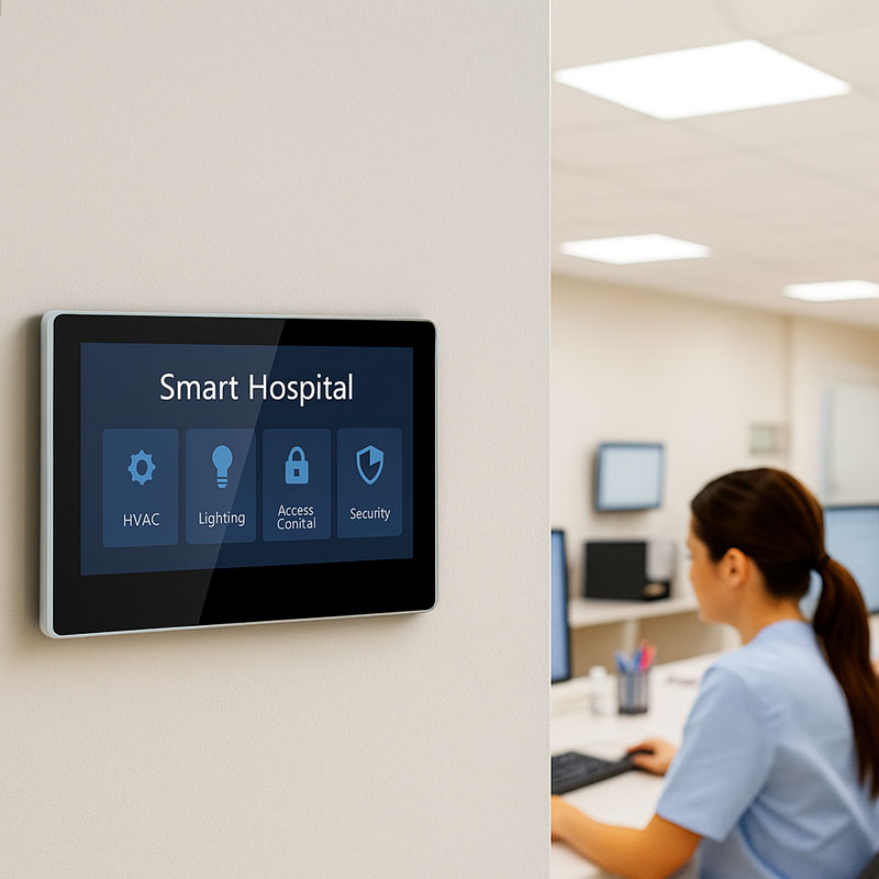 YC-SM10P Smart Home Wall Mount POE Tablet-3