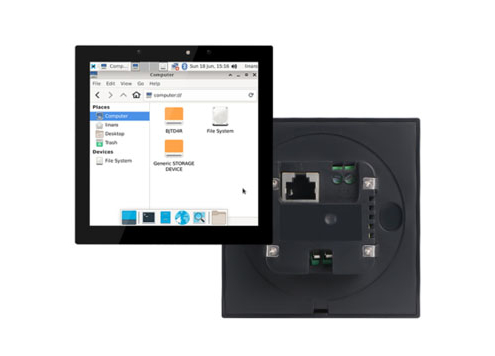 YC-SM41P (Black) 4'' Smart Home Touch Control Panel