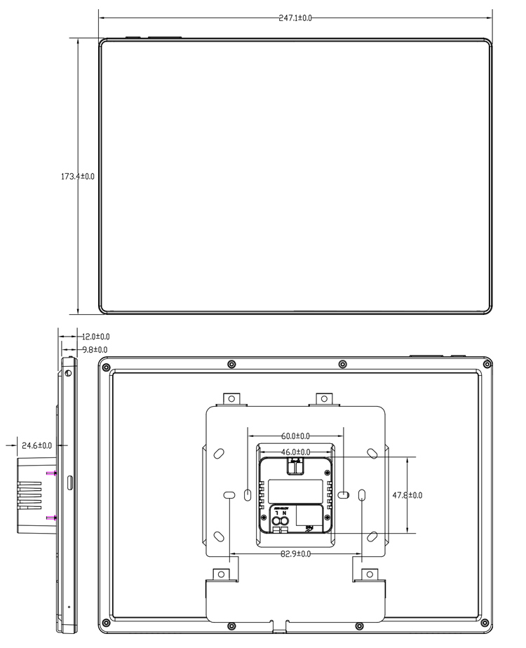 SM1011 Debian YC-SM1011 Smart Home Touch Control Panel