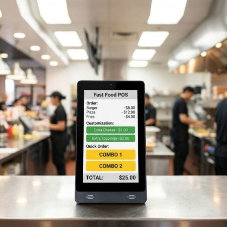 YC-83P 8 inch Touch Screen POS Terminals