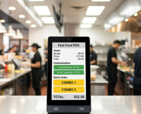YC-83P 8 inch Touch Screen POS Terminals