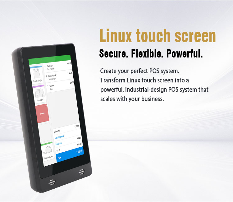 YC-83P 8 inch Linux Debian Wall Mounted Touch Screen Tablet2
