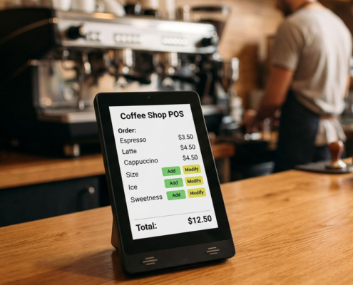 YC-83P 8 inch Touch Screen POS Terminals