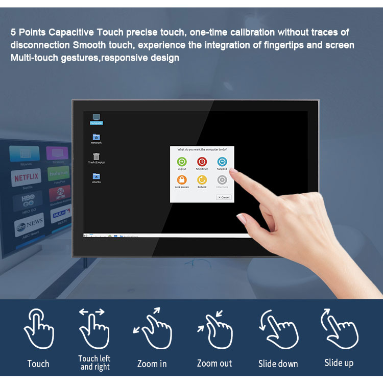 YC-SM116P 11.6 inch Smart Home Automation Panel[Ubuntu] - Portworld Factory