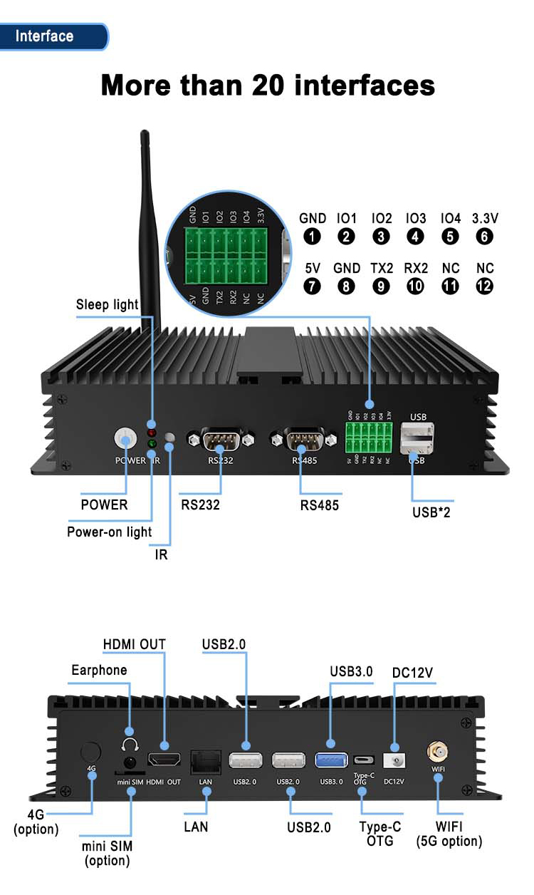 YC-T721 industrial mini pc