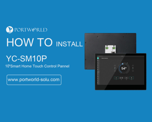YC-SM10P 10.1 inch Smart Home POE Touch Control Panel