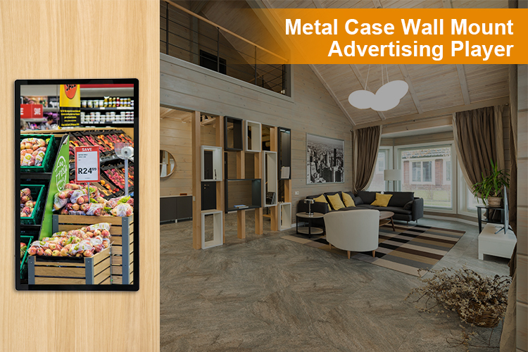 55 inch Wall-Mounted Signage Display | YC-55MT Series - Portworld