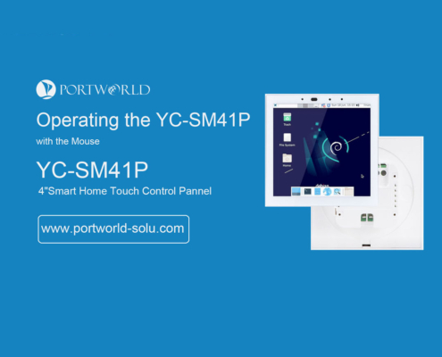 YC-SM41P Smart Home Automation Touch Control Panel