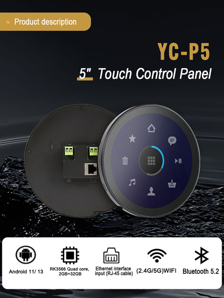 5″ Smart Home Touch Control Panel details-1