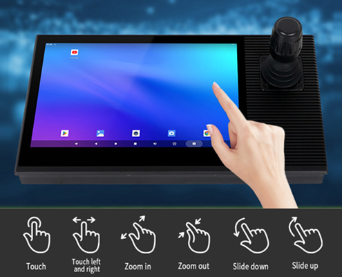 YC-PTZ10 PTZ Camera Touch Screen Controller with 3D/4D Joystick