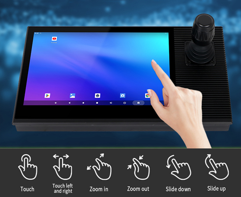 YC-PTZ10 PTZ Camera Touch Screen Controller with 3D/4D Joystick