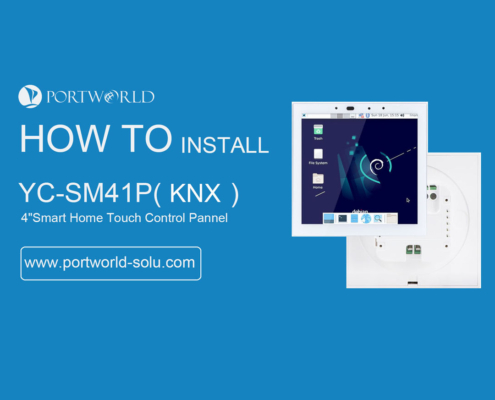 How to install smart home control panel