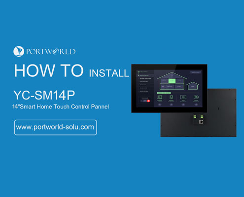 How to install smart home control panel
