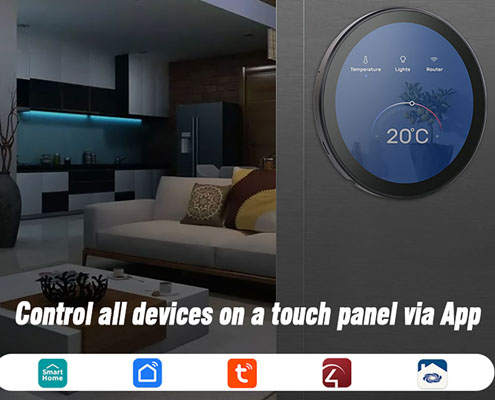 smart home control panel app