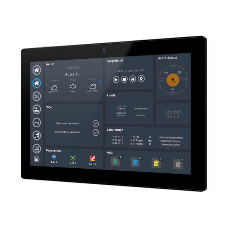 4 Inch Android Touch Screen Smart Home Automation - Portworld