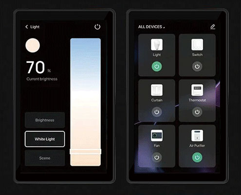smart home control panel