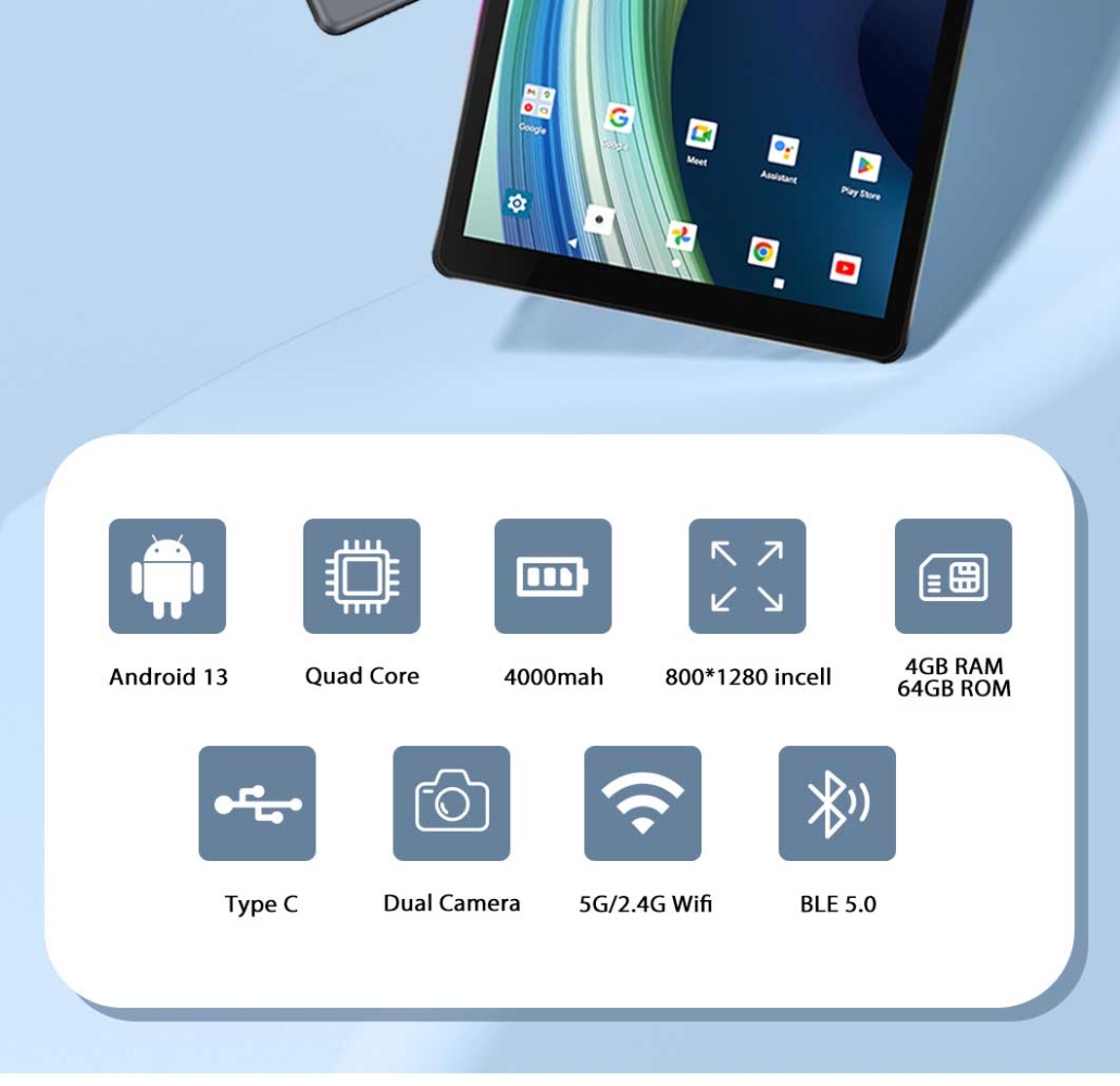YC-S22 10.1 Android Tablet