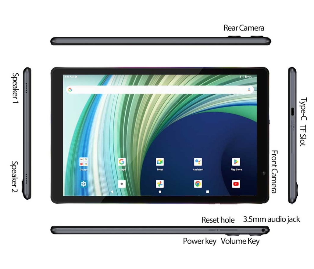 YC-S22 10.1 Android Tablet