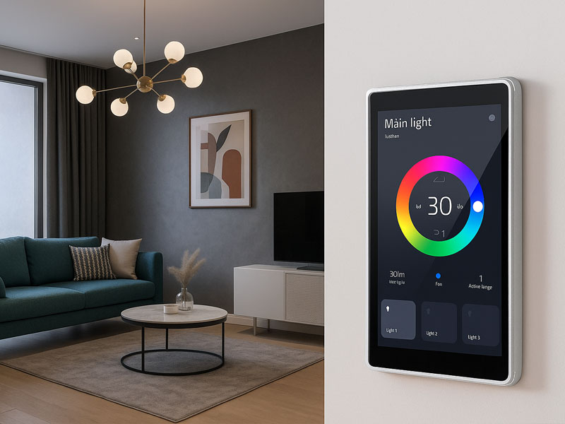 smart touch control panel