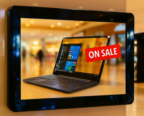 Digital LCD Advertising Display