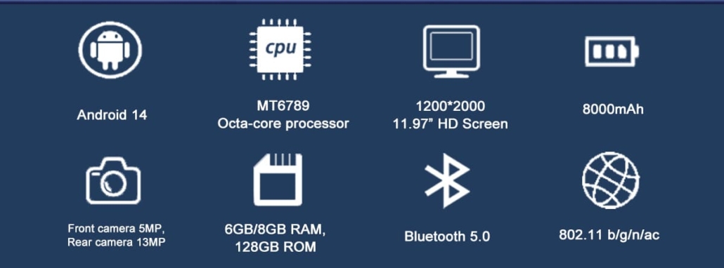 YC-12 Android Tablet