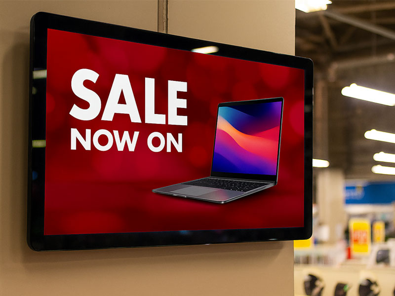 Android digital signage display