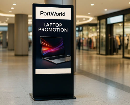 floor-standing digital signage models