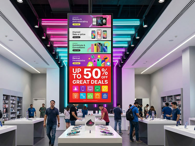 pos digital signage display