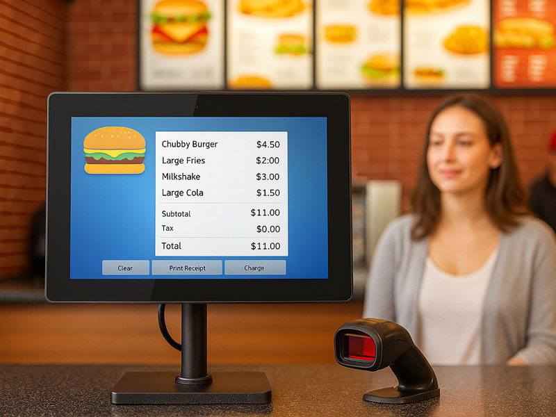 pos digital signage display