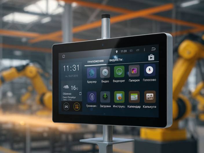 Metal Frame Rugged Smart Control Panel for Industrial Use - Portworld
