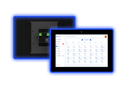 YC-LE101T 10 inch In-wall Android Tablet with LED Light