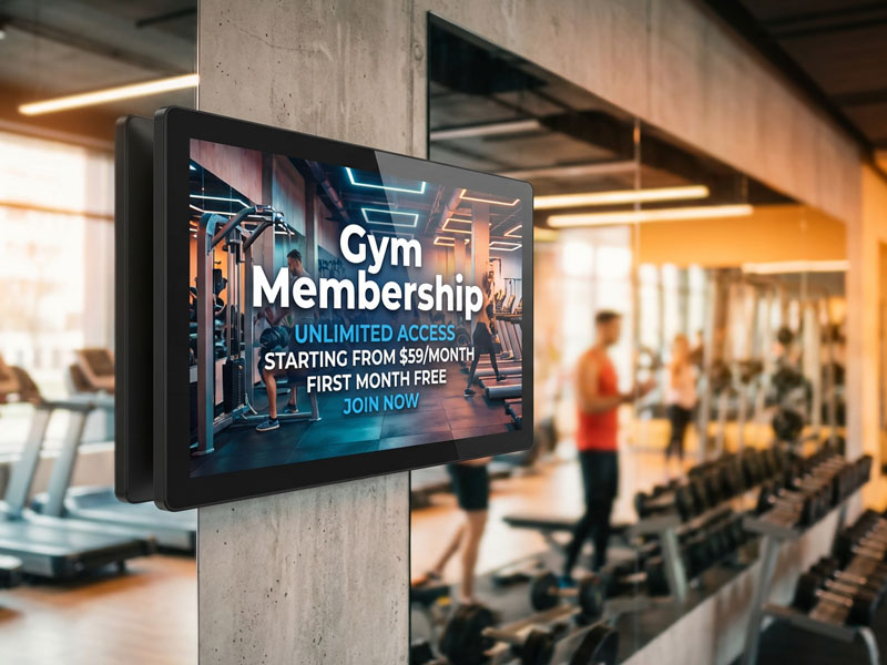 Wall-mounted displays-1