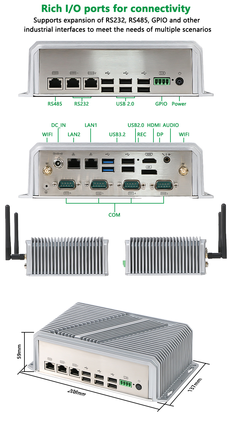 YC-T720U AI Edge Computing IoT Box (5)