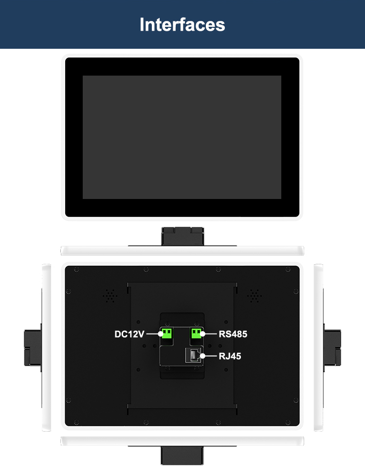 YC-LE101T 10 inch In-wall Android Tablet with LED Light