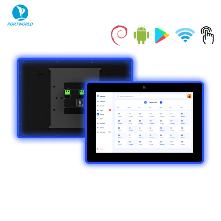YC-LE101T 10 inch In-wall Android Tablet with LED Light