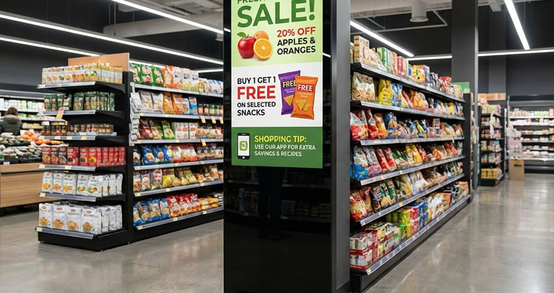 Digital Signage Kiosk Floor Standing Outdoor Poster Advertising Display-1