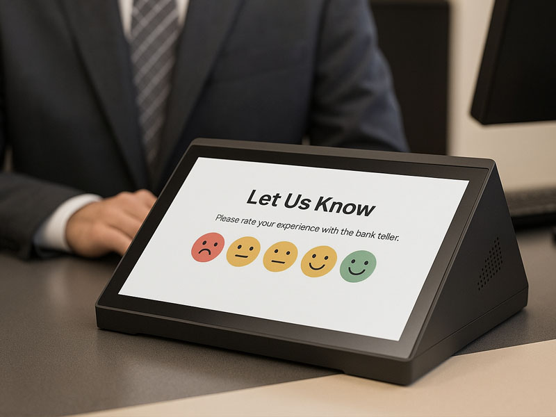 L-shape digital signage display