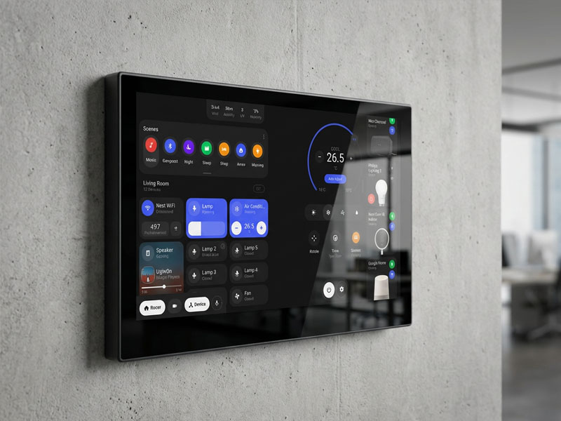 smart home control panel