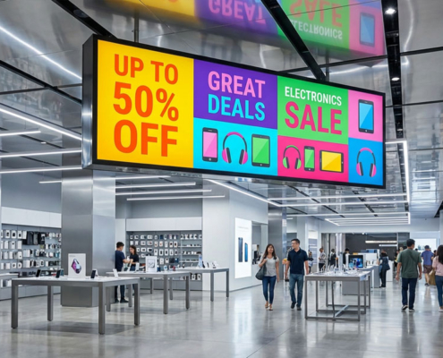 ultra-wide stretched bar digital signage screens-1