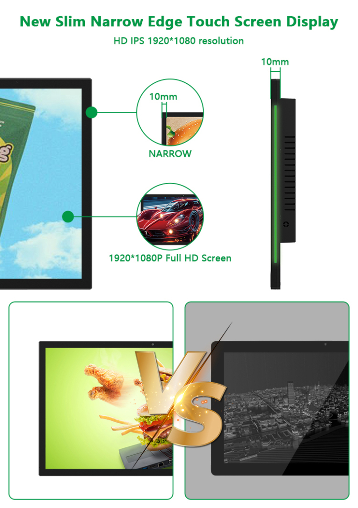 YC-N156 Narrow Edge Android Touch Screen Display