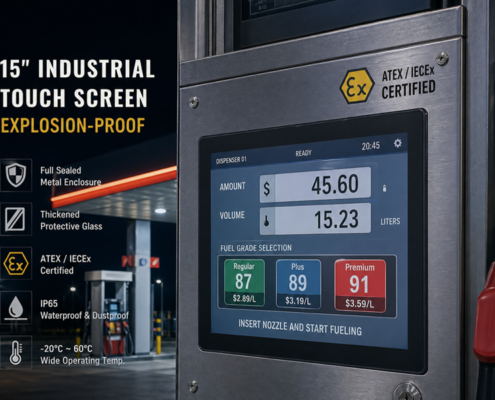 15em-Embedded Touch Screen Monitor