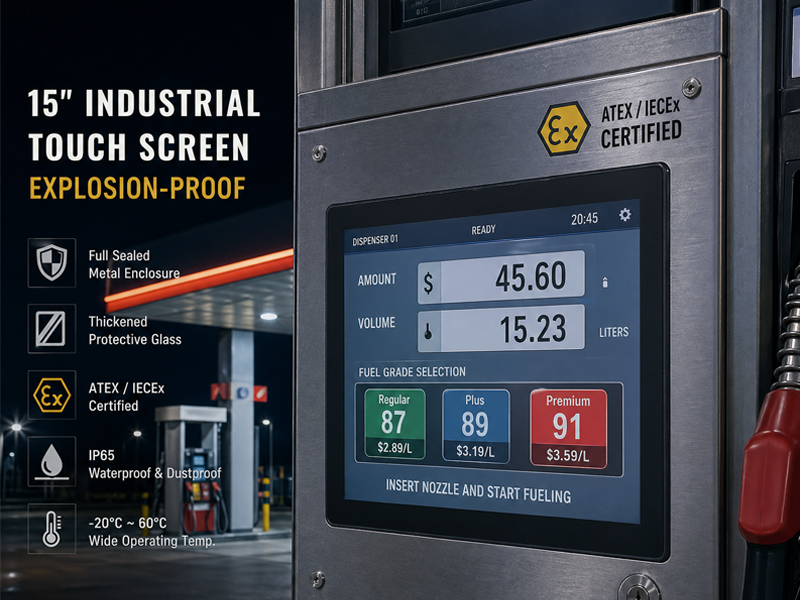 15em-Embedded Touch Screen Monitor